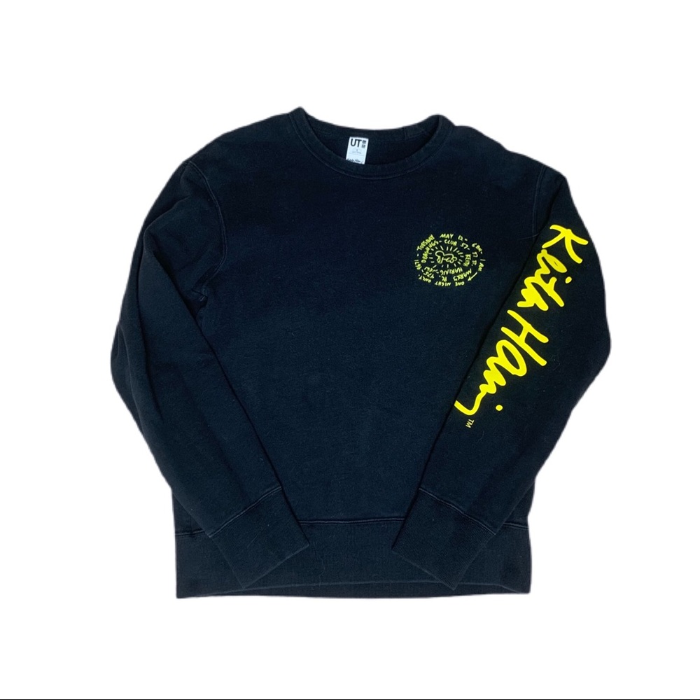 UNIQLO Keith Haring Black Men's Size Small Sweatshirt